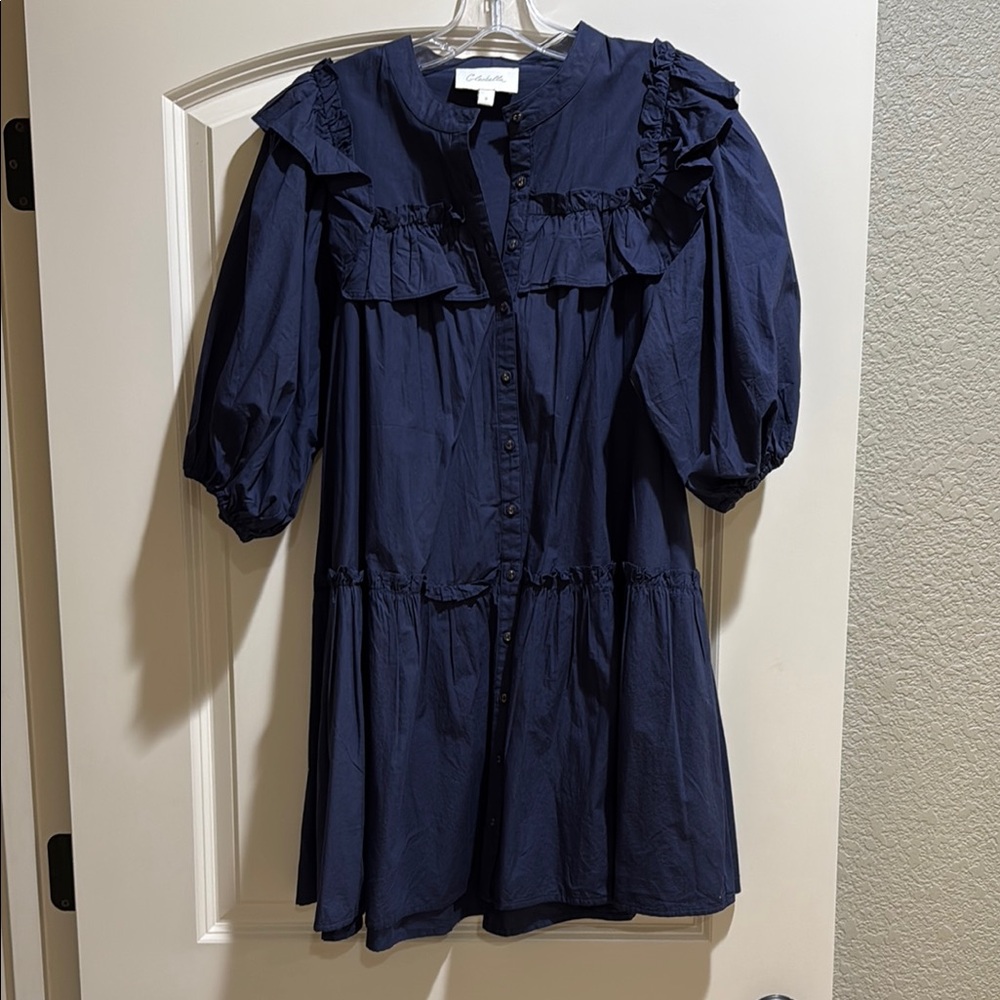 Cleobella Navy Blue Dress